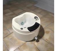 Pedicura profesional mejorada: baños de pies portátiles con boquillas manuales y masajes por chorro de pulso. Cuenta con iluminación LED de 7 colores, adecuada para uso doméstico y salón. K