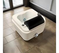 Pedicura profesional mejorada: baños de pies portátiles con boquillas manuales y masajes por chorro de pulso. Cuenta con iluminación LED de 7 colores, adecuada para uso doméstico y salón