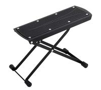Pedicure Stand Stool, 220lbs Bearing Load Stool with 6 Heights, Foldable and Adjustable Foot Stand, Anti-Slip Pedicure Black Beauty Foot Rest for Bathing, Wiping Feet, Relaxing