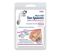 PediFix Visco-GEL Toe Spacers 4/Pack Large by Visco-Gel