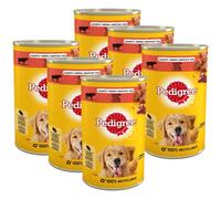 Pedigree Adult Comida húmeda para perros con gelatina de ternera 6x1200g