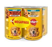 PEDIGREE Adult LATA 4X400G - comida húmeda para perros en gelatina (2x CON POLLO, 2x CON TERNER)