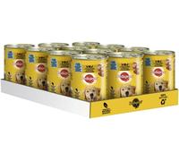 Pedigree | Adulto Con 3 Variedades de aves de corral en paté | 12 x 400 g