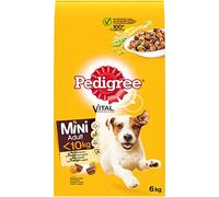Pedigree Alimento seco para Perros Adult Mini para Perros Adultos, 1 Paquete (1 x 6 kg)