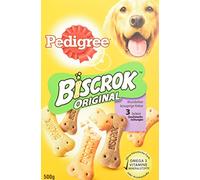 Pedigree Biscrok Original - Galletas crujientes para Perros en 3 deliciosos sabores - Pollo, Cordero y Vacuno - 6 x 500 g