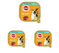 Pedigree Comida Húmeda para Perros, Sabor Cordero y Pollo en Paté (1 tarrina x 300g) (Paquete de 3)