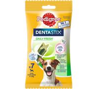Pedigree DentaStix 10x7 piezas frescura diaria para perros jóvenes y pequeños de 4-10 kg