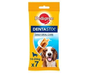 Pedigree DentaStix Dental Treat para perros a partir de 4 meses 10-25kg 180g