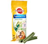 Pedigree Dentastix Fresh - Friandises pour Grand Chien, 70 bâtonnets à mâcher pour l'hygiène bucco-dentaire (10 sachets de 7 Sticks)