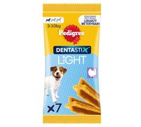 Pedigree Dentastix Light, masticables dentales para perros de raza pequeña, 7 unidades - 58 g