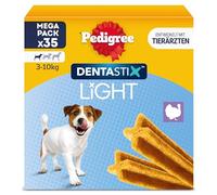 PEDIGREE DENTASTIX Light Multipack para Perros pequeños, 5 x 7 Unidades