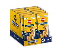 Pedigree Dentastix Snack Dental para la Higiene Oral de Perros Grandes (10 paquetes de 7ud)