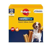 Pedigree Dentastix Snack Dental para la Higiene Oral de Perros Medianos (1 Pack de 56ud)