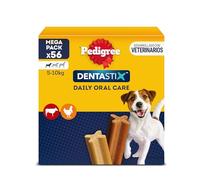 Pedigree Dentastix Snack Dental para la Higiene Oral de Perros Pequeños (1 Pack de 56ud)