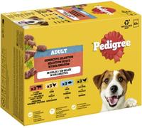 Pedigree DOGCARE - Bolsa húmeda (Mixta) Chunks in Jelly 100 g, Paquete estándar, 12 x 100 g