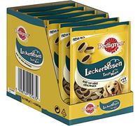 PEDIGREE Hundesnacks Hundeleckerli Leckerbissen Mini-Happen con Queso y Vacuno complementarios para Perros Adultos-Alimentos para Mascotas, 140g (6er Pack), 840