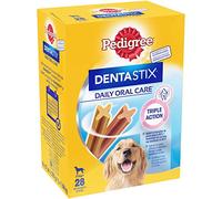 Cuidado dental DENTASTIX PEDIGREE para perros de mas de 25 kilos, pack 4 bolsas x 7 piezas