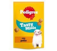 Pedigree Tasty Minis Premios para Perros Cachorros Sabor Pollo (Pack de 6 x 125g)