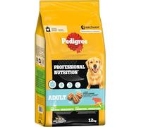 Pedigree Professional Nutrition Adult Alimento seco para Perros Adultos con Ternera y Verduras, 12 kg