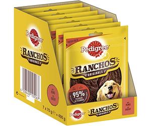 Pedigree Ranchos Originals - Aperitivo Blando para Perros, Secado Suave, Ideal para Perros pequeños y Grandes