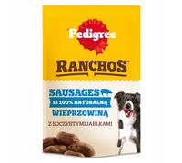 PEDIGREE Ranchos Salchichas 60 g: un snack natural para perros con carne de cerdo
