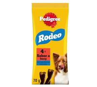Pedigree Rodeo 4 barritas Sabor a Buey, Premios para Perros, Pack de 20 x 70 g
