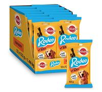 Pedigree Rodeo Snack para Perros en Tiras sabor Buey (Pack de 12 x 122g)