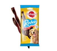 Pedigree Rodeo Treat para perros mayores de 4 meses con carne de vacuno 122g