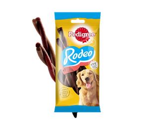 Pedigree Rodeo Treat para perros mayores de 4 meses con carne de vacuno 122g