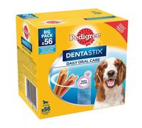 Pedigree Snack Dentastix 56 palitos - Tamaño: Medio