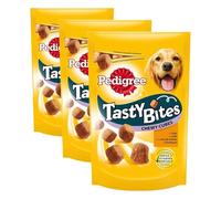 Pedigree Tasty Mini Snacks para Perros Sabor Pollo y Pato (130g) (Paquete de 3)