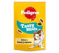 Pedigree Tasty Mini Snacks para Perros Sabor Queso y Buey (Pack 6 x 140g)