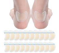 Pedimend 20 vendas de gel hidrocoloide invisibles, almohadillas acolchadas para dedos, dedos de los pies, antepié, talón, 20 unidades