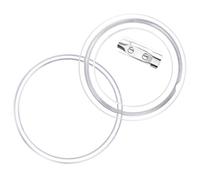pedkit Kit de chapas con alfiler 100 Juegos acrílico 58 mm | Chapas Personalizadas Botón de Pin Redondo de la Solapa de acrílico de la Insignia Craft para Las Insignias de DIY