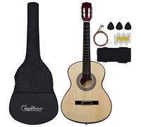 pedkit Set de Guitarra Clásica Niños y Principiantes Guitarra Clásica 8 pzas 3/4 36 pulgadas Madera Claro