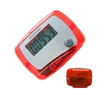 Pedometer for Walking - Portable Digital Fitness Walk Meter, Pocket Step Counter, Large LCD Screen Display, Calorie Tracking Tool, Outdoor Athletic Accessory, Black Compact Sports Running