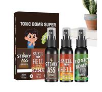 Pedos Líquidos | Pack de 3 Bromas Graciosas | Spray de Olor Fuerte Intenso,para , Hogar, Cocina, Escuela, Clase, Universidad, Oficina, Celebración, Reunión Familiar