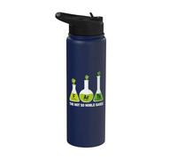 Pedos Los gases no tan nobles Química divertida Stainless Steel Insulated Water Bottle