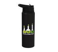 Pedos Los gases no tan nobles Química divertida Stainless Steel Insulated Water Bottle