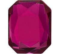 Pedrería, 50 piezas de accesorios for decoración uñas con forma octágono, pegamento for, diamantes imitación, parte trasera plana, cristales cristal K9, piedras estrás(Rose Red,8x10mm 50pcs)