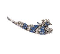 Pedrería Diseño de las alas izquierda y derecha Broche para señoras Novedad Accesorios elegantes de ropa Regalo navideño Agradable sorpresa