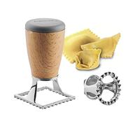 Pedrini Cortador de ravioles 2 en 1, con contenedor, cuadrado y redondo