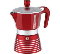 Pedrini Infinity - Cafetera de aluminio 3 tazze Pasión
