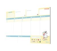 Pedrita Parker Planificador semanal A4, Foficornio | Weekly planner en Español Sin Fecha, Organizador semanal, 52 hojas de Alto Gramaje