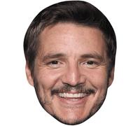 Pedro Pascal (Smile) Mascaras de personajes famosos, caras de carton