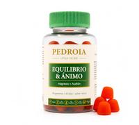 PEDROIA Equilibrio & Ánimo | Gominolas de Magnesio con Azafrán | Sabor Cereza | 60 Gominolas | Suplemento Bienestar Emocional | Buen Estado de Ánimo | Vegano