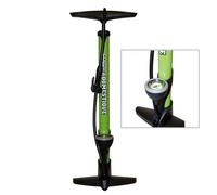 Pedros Domestique Bicicleta Suelo Bomba Twinvalve Con / Calibre 120 Psi Verde