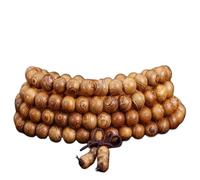 Peeds de oración Budistas Bacedas de oración Mala Beads 1 PC Beads Beads PROBLETAS para Hombres Tibetanos Budista Mala Buddha Pulsera 108 Rosario Bebe de Brazalete Joyas-8 mm 108 Cuentas