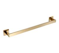 PEEHOO Juego de Accesorios de baño de Oro Cepillado Montaje en Pared Portarrollos de Papel higiénico Toallero Colgador para Batas Kit de Accesorios de Acero Inoxidable, Barra de Toalla 400,01