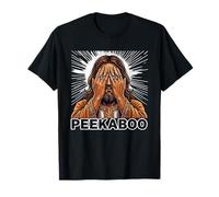 Peekaboo Jesus Meme Funny Christian Faith Funny Jesus Humor Camiseta